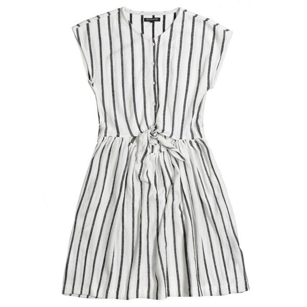 Md.-Kleid, Streifen - 101/OFFWHITE STR