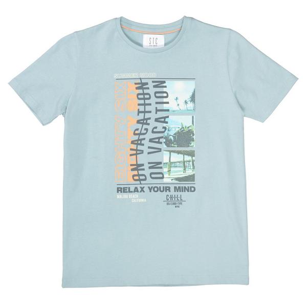 Kn.-T-Shirt - 645/OCEAN BLUE