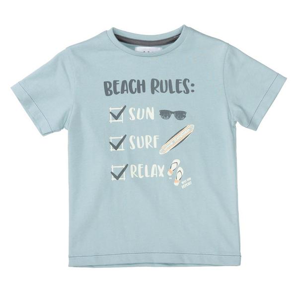 Kn.-T-Shirt - 645/OCEAN BLUE