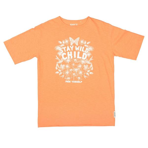 Md.-T-Shirt, oversized - 435/MANDARINE