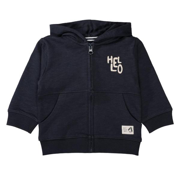 Kn.-Sweatjacke - 608/DARK BLUE