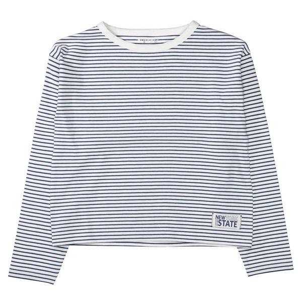 Md.-Shirt, Streifen oversized - 601/DEEP BLUE-STR.