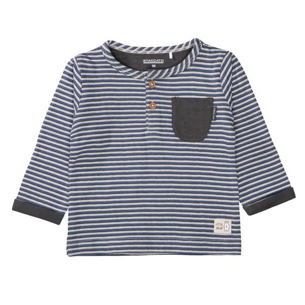 Kn.-Shirt - 620/BLUE STR.