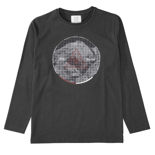 Kn.-Shirt - 803/DARK GREY