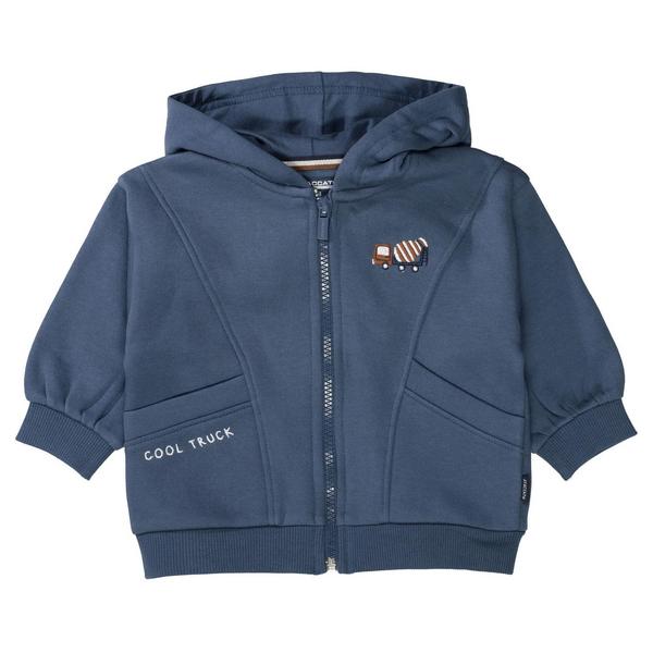 Kn.-Sweatjacke - 634/VINTAGE BLUE