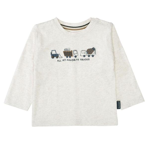 Kn.-Shirt - 225/LIGHT CREAM MEL.