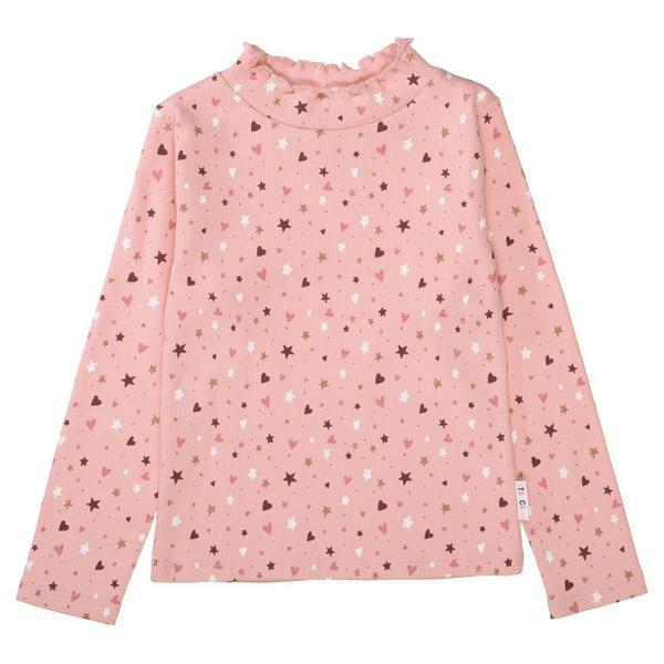 Md.-Shirt - 407/DUSTY ROSE-AOP