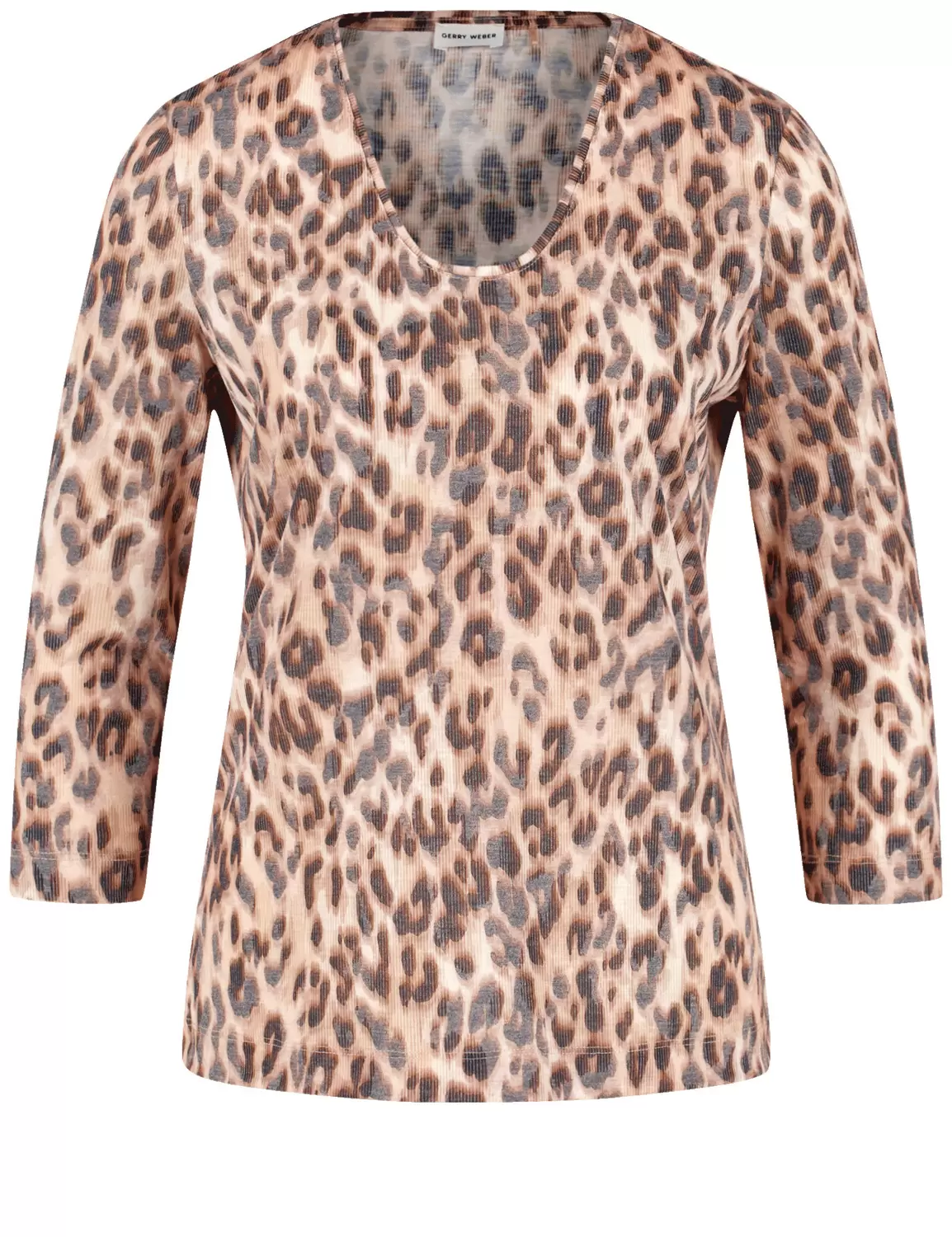 3/4 Arm Shirt in Ausbrenner-Qualität