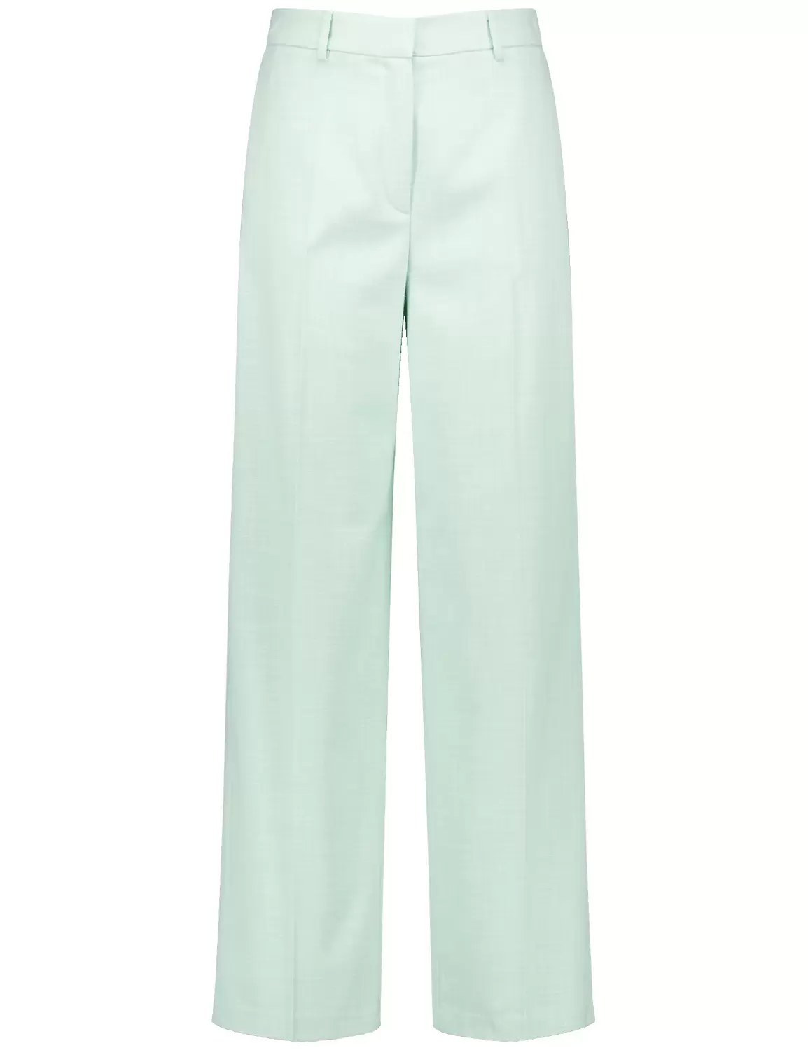 Softe Stoffhose mit weitem Bein