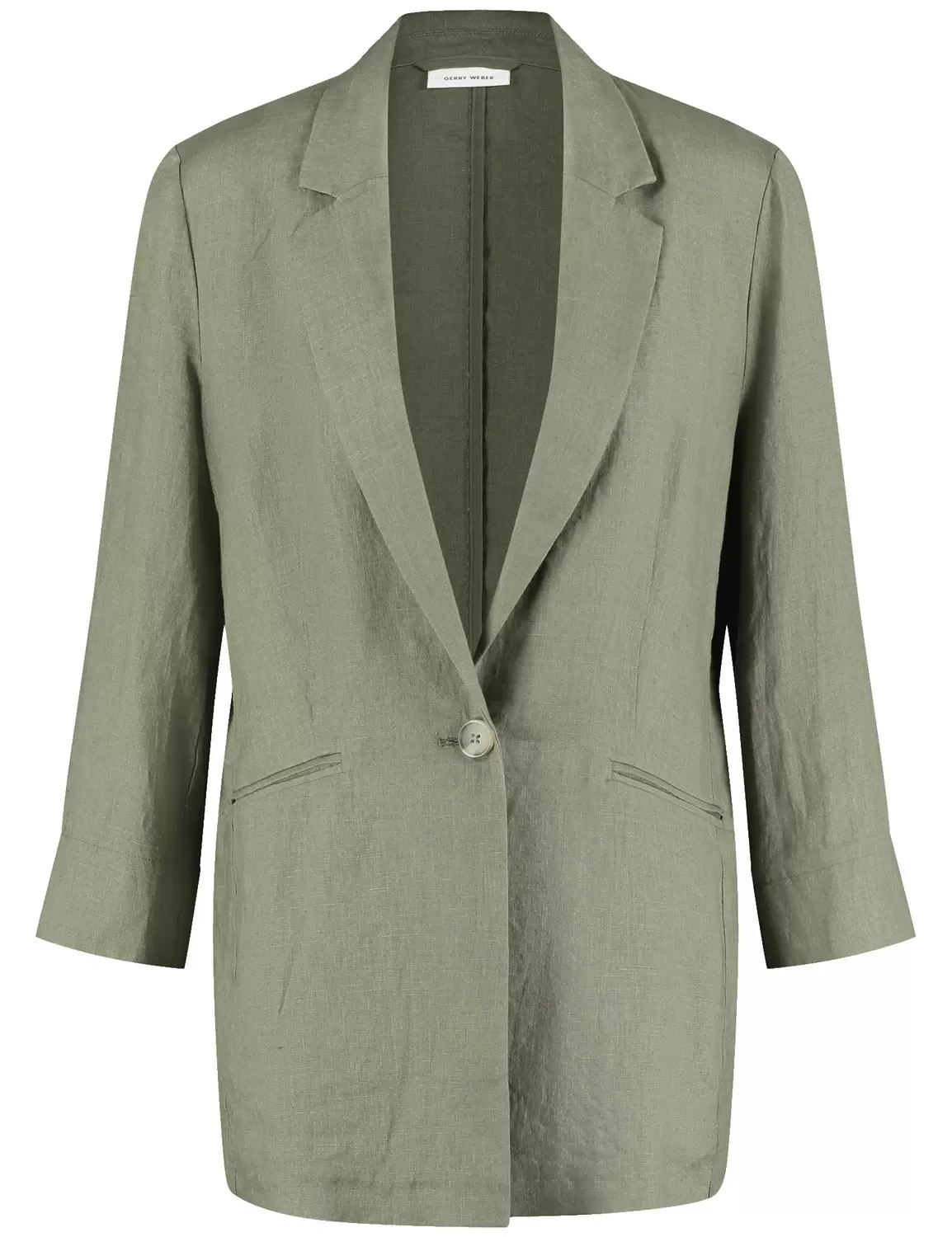 3/4 Arm Blazer aus reinem Leinen