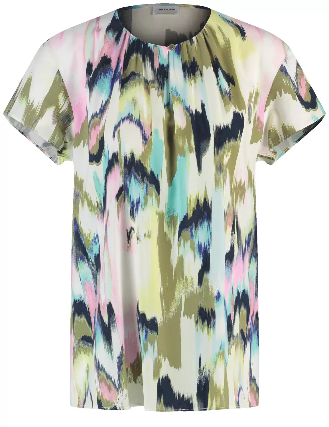 Gemsutertes Blusenshirt mit Faltendetail