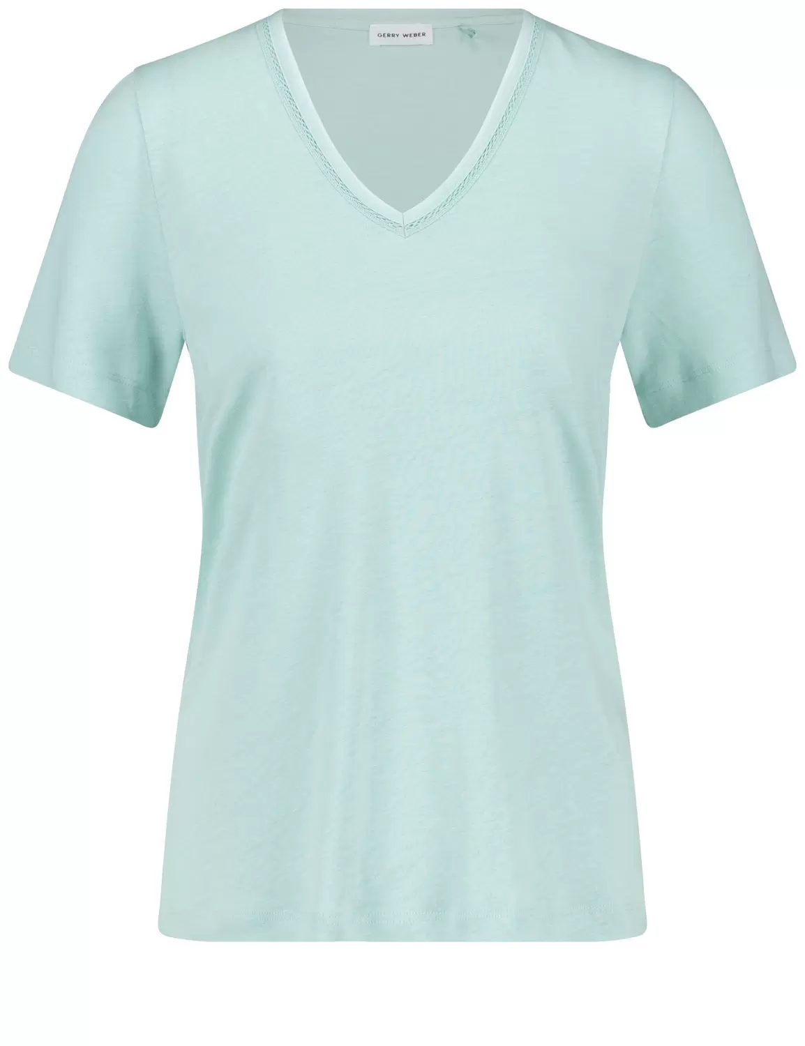 T-Shirt aus Viskkose-Leinen-Mischung