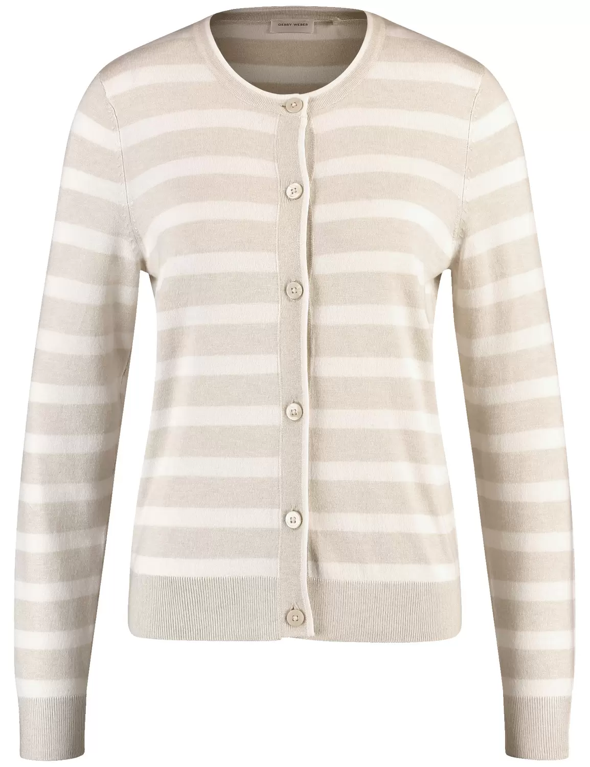 Geringelter Cardigan aus nachhaltigem Material