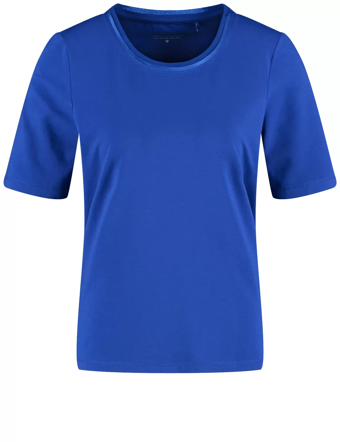 Halbarmshirt mit Chiffonblende