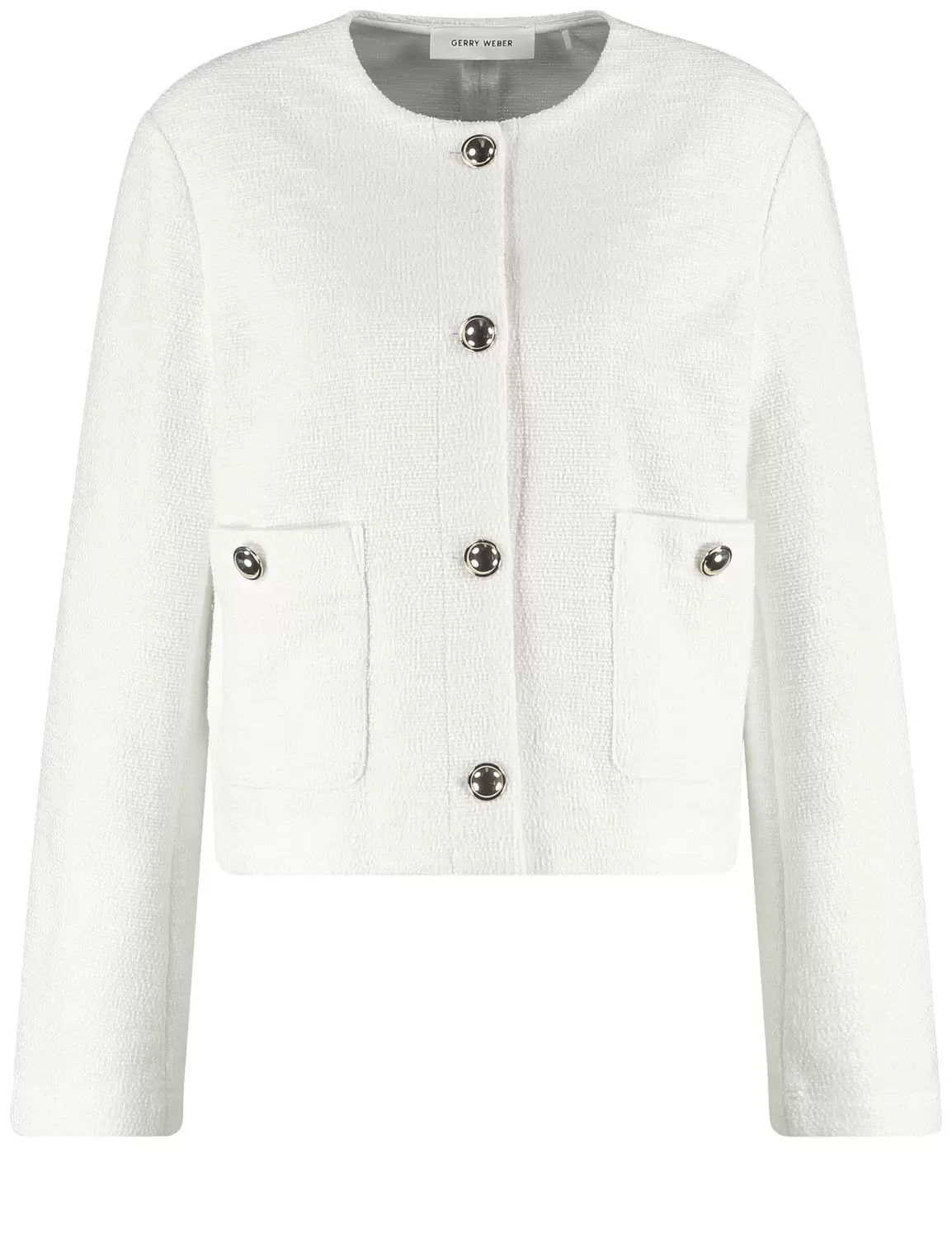 Elegante Blazerjacke mit Bouclé-Optik