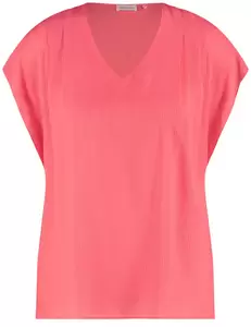 BLUSE 1/2 ARM - 30371/ROUGE