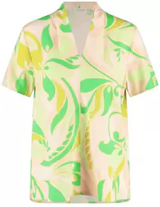 BLUSE 1/2 ARM - 05061/PEARL BLUSH/JADE ORNA AOP