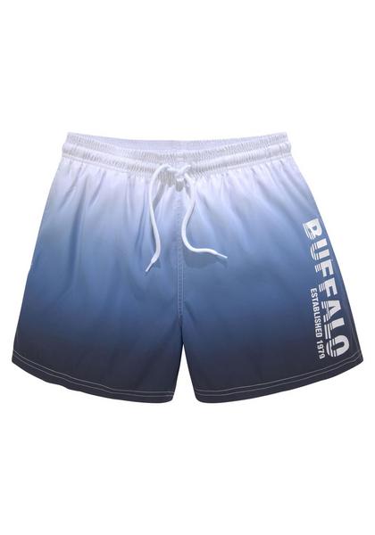 Badeshorts - 22735/white-blue