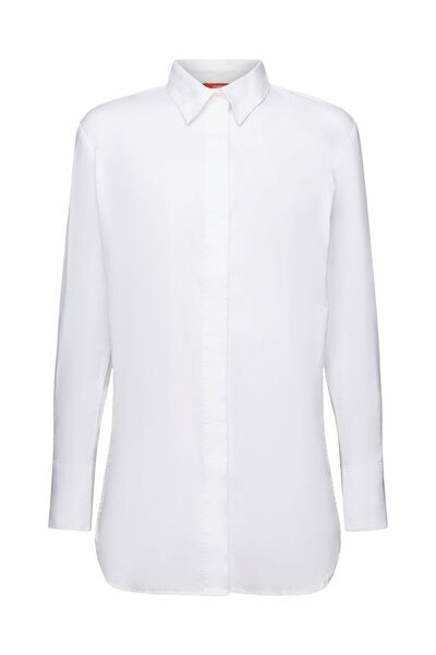 Oversize-Hemd aus Baumwoll-Popeline