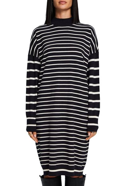 esprit kleid schwarz blumen