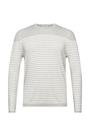 Gestreifter Baumwollpullover