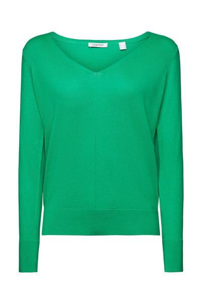 Co vneck solid - E310/GREEN