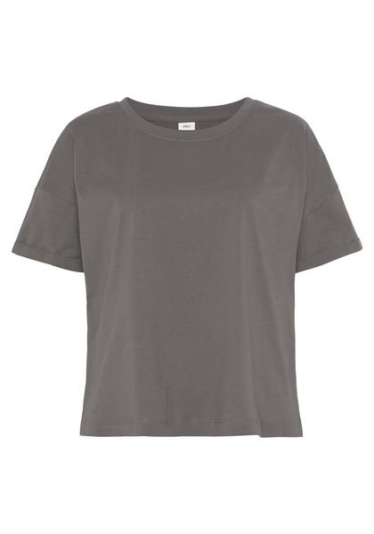 s.O perfect nights t-shirt - 4436/anthracite