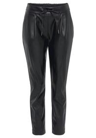 Lederimitat-Schlupfhose - 4688/schwarz