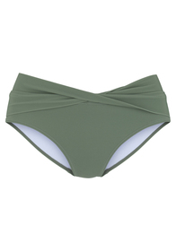 Bikini-Hose Umschlagbund - 690/oliv