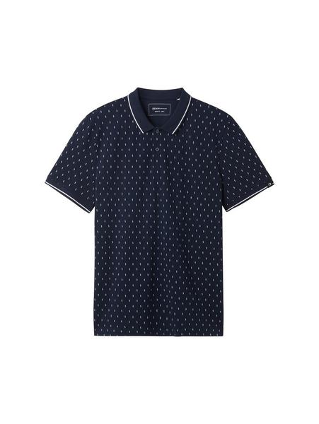 Poloshirt mit Allover-Print
