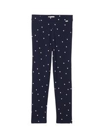 allover printed Leggings - 35132/dark blue pink he