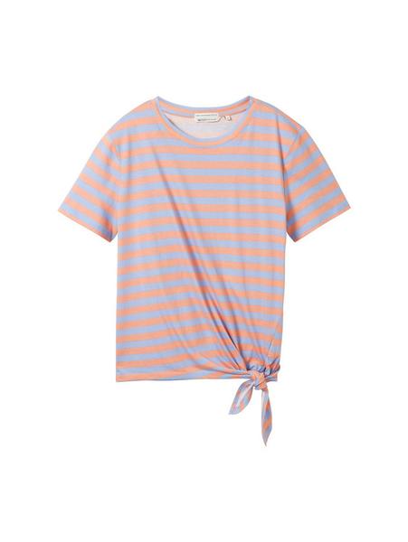 printed knot T-Shirt - 35330/terracotta mid blue s