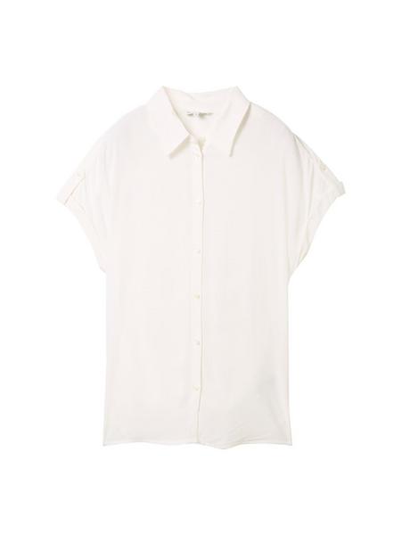 shortsleeve blouse shirt - 10315/Whisper White