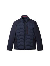 Hybrid Jacke mit Stehkragen