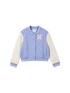 College Sweatjacke mit Bio-Baumwolle