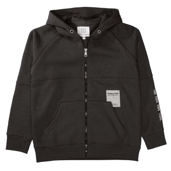 Kn.-Kap.-Sweatjacke - 817/DARK GRAPHITE
