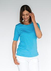 NOS Rdh.-Shirt, 1/2 Arm,Ringel