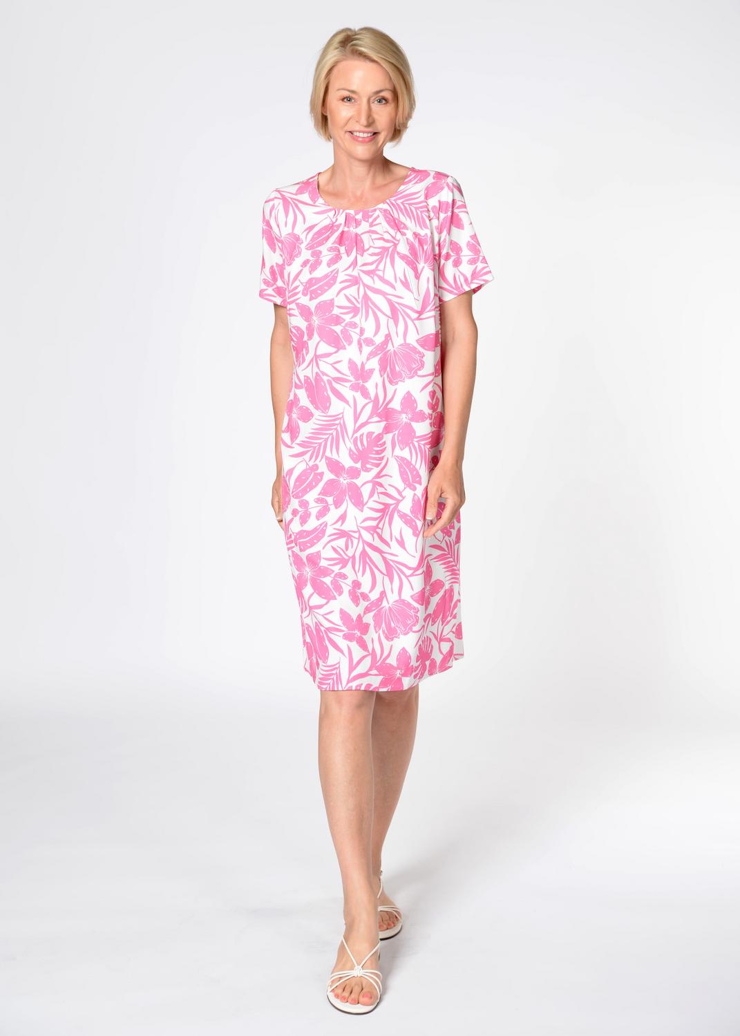 Kleid, 1/2-Arm, Alloverprint female