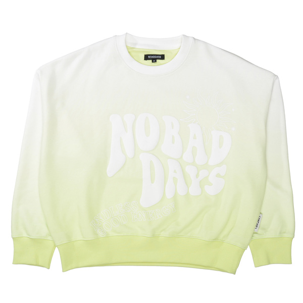 Md.-Sweatshirt, oversized - 505/LIME GREEN