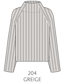 Pullover, Stehbund, 1/1-Arm