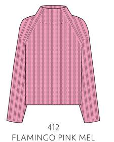 Pullover, Stehbund, 1/1-Arm