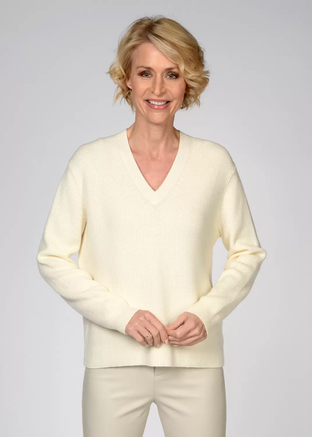 V-Pullover, 1/1 Arm, uni female