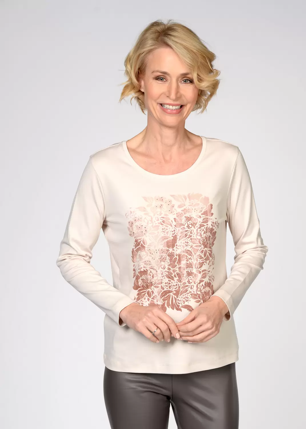 Rdh.-Shirt,1/1 Arm, Frontdruck female
