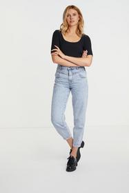 Slouchy blue denim