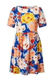printed mini dress