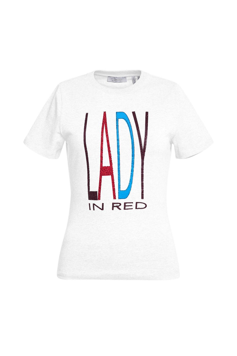 Slim Fit T-Shirt with print Lady female