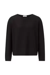 Seamless shiny boat neck