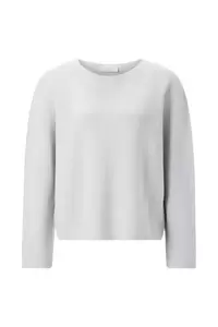 Seamless shiny boat neck