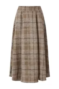 Midi jacquard skirt