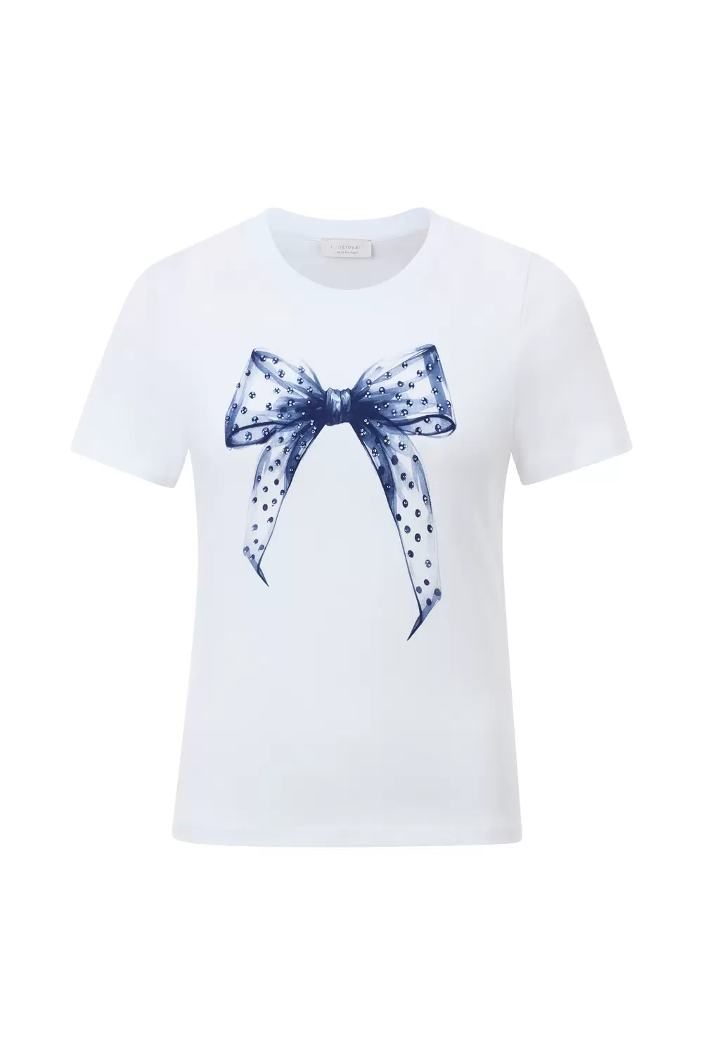 Slim Fit T-Shirt bow Organic female